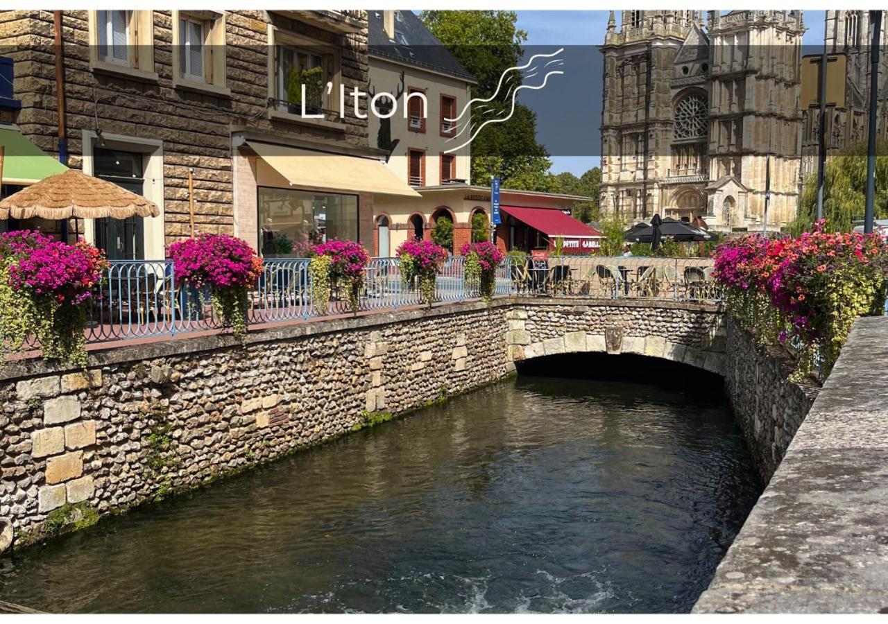 Le Charme D'Antan - Terrasse - Balcon - Hypercentre Evreux Daire Dış mekan fotoğraf