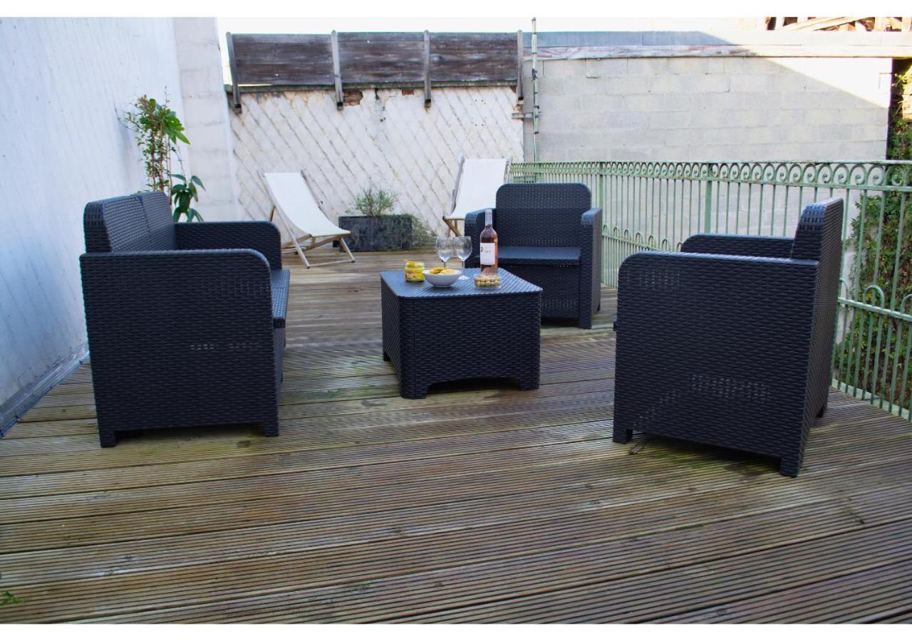 Le Charme D'Antan - Terrasse - Balcon - Hypercentre Evreux Daire Dış mekan fotoğraf